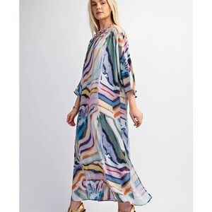 Multicolor Maxi Dress